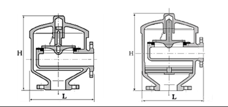 儲(chǔ)罐單吸閥結(jié)構(gòu)圖 儲(chǔ)罐單吸閥結(jié)構(gòu)圖